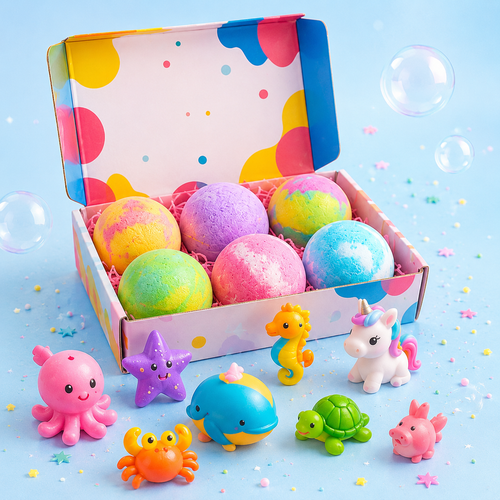 Pack Magie × 6 Bombes de Bain Surprises 🛁